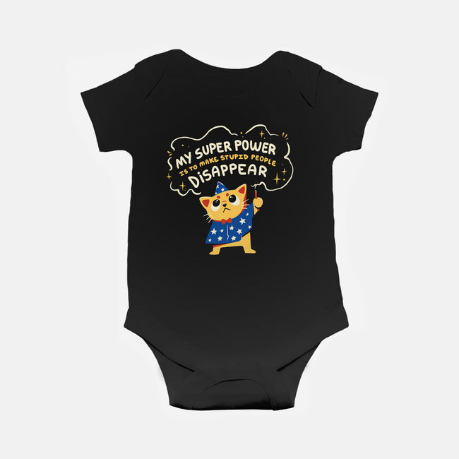 Cat Power-Baby-Basic-Onesie-yumie