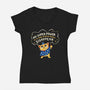 Cat Power-Womens-V-Neck-Tee-yumie