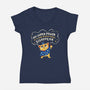 Cat Power-Womens-V-Neck-Tee-yumie