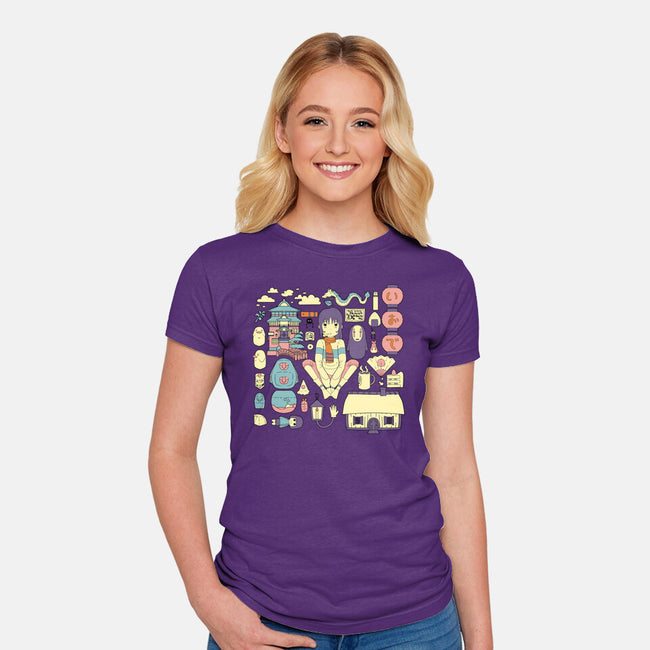 Aways With My Things-Womens-Fitted-Tee-yumie