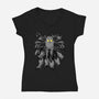 Sakamoto Vs Everybody-Womens-V-Neck-Tee-spoilerinc