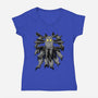 Sakamoto Vs Everybody-Womens-V-Neck-Tee-spoilerinc