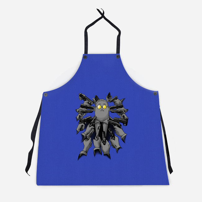 Sakamoto Vs Everybody-Unisex-Kitchen-Apron-spoilerinc