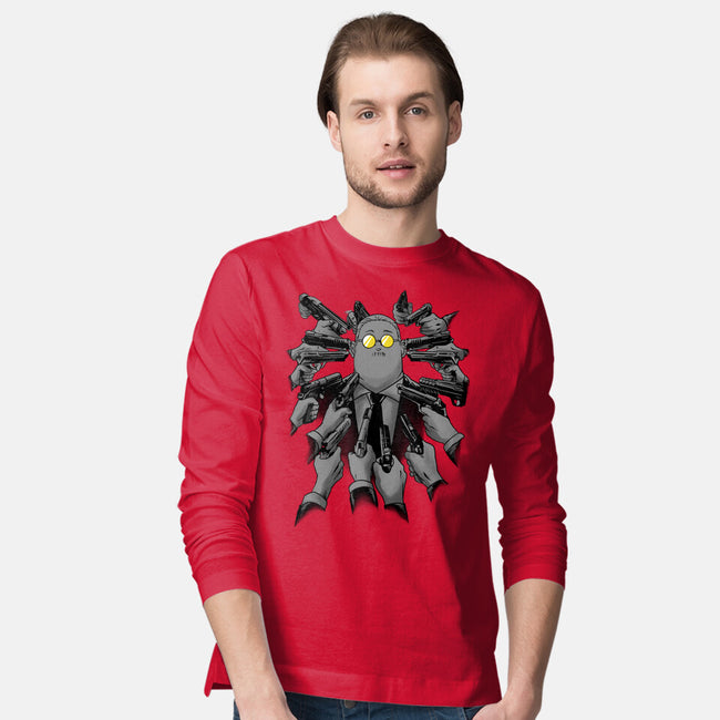 Sakamoto Vs Everybody-Mens-Long Sleeved-Tee-spoilerinc