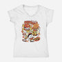 Portables-Womens-V-Neck-Tee-ilustrata