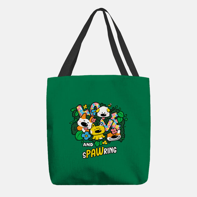 Love And Spawring-None-Basic Tote-Bag-krisren28