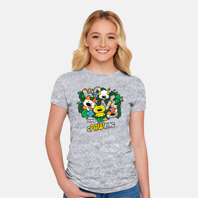 Love And Spawring-Womens-Fitted-Tee-krisren28