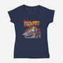 Back To The Races-Womens-V-Neck-Tee-zascanauta