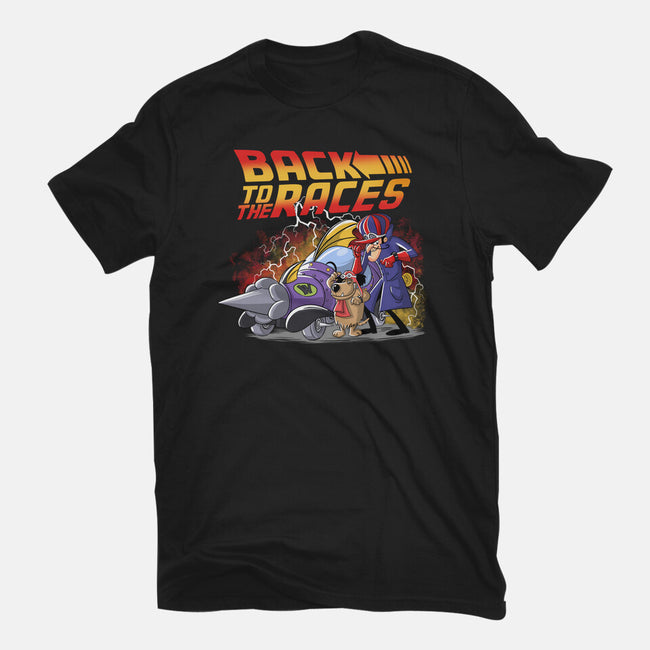 Back To The Races-Womens-Fitted-Tee-zascanauta