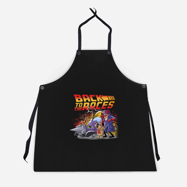 Back To The Races-Unisex-Kitchen-Apron-zascanauta