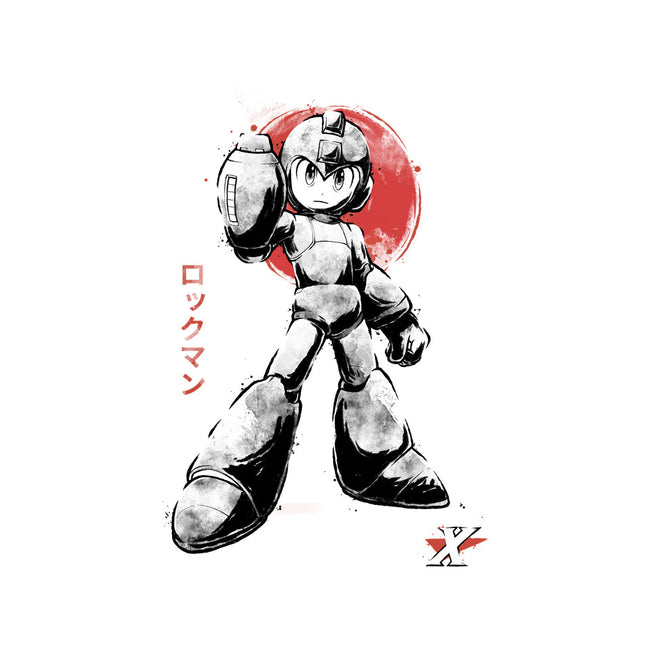 Mega Kid Sumi-e-Unisex-Baseball-Tee-Astrobot Invention