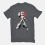 Mega Kid Sumi-e-Womens-Fitted-Tee-Astrobot Invention