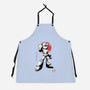 Mega Kid Sumi-e-Unisex-Kitchen-Apron-Astrobot Invention