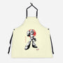 Mega Kid Sumi-e-Unisex-Kitchen-Apron-Astrobot Invention