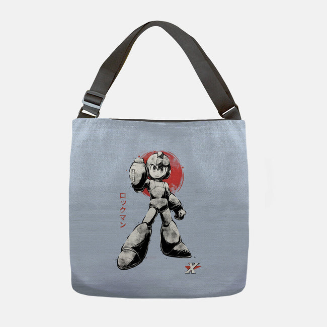 Mega Kid Sumi-e-None-Adjustable Tote-Bag-Astrobot Invention