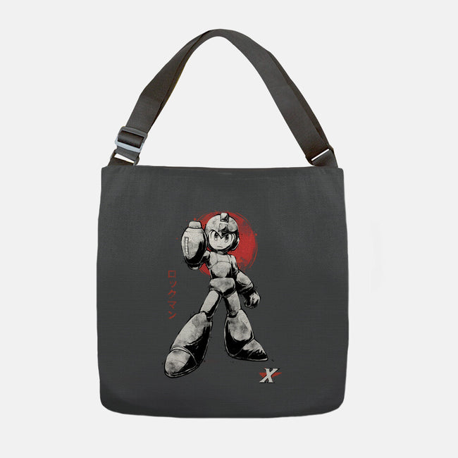 Mega Kid Sumi-e-None-Adjustable Tote-Bag-Astrobot Invention