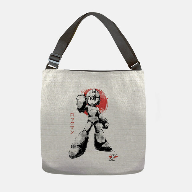 Mega Kid Sumi-e-None-Adjustable Tote-Bag-Astrobot Invention