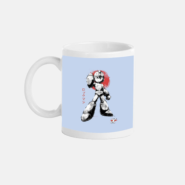 Mega Kid Sumi-e-None-Mug-Drinkware-Astrobot Invention