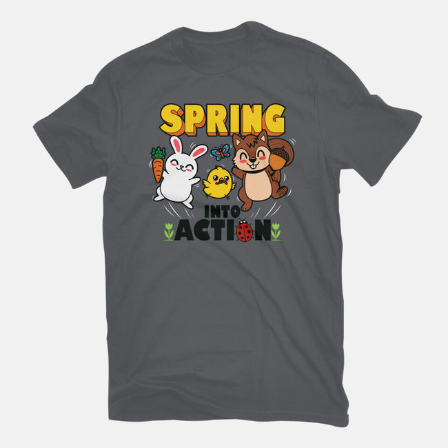 Spring Into Action-Unisex-Basic-Tee-Boggs Nicolas