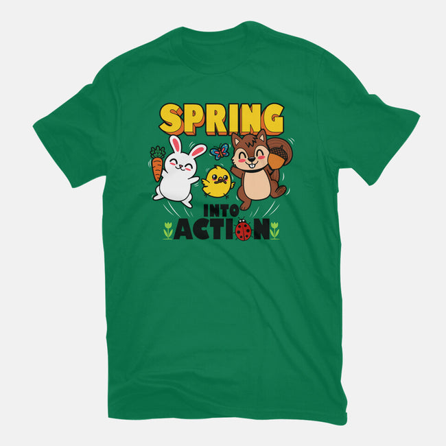 Spring Into Action-Mens-Basic-Tee-Boggs Nicolas