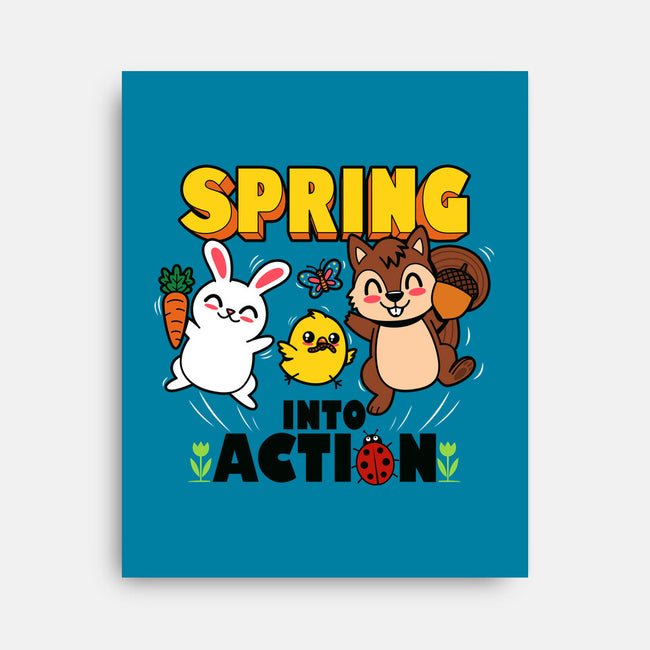 Spring Into Action-None-Stretched-Canvas-Boggs Nicolas