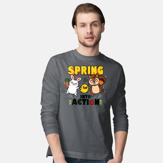 Spring Into Action-Mens-Long Sleeved-Tee-Boggs Nicolas