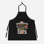 Willing To Discuss Cats-Unisex-Kitchen-Apron-Herk Up Tees