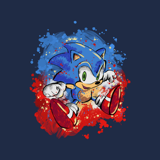 Hedgehog Paint-Unisex-Crew Neck-Sweatshirt-nickzzarto