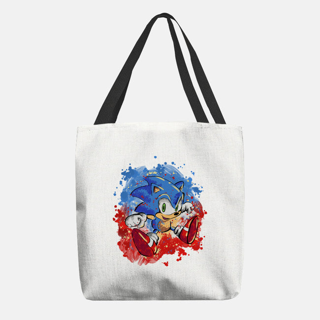 Hedgehog Paint-None-Basic Tote-Bag-nickzzarto