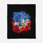 Hedgehog Paint-None-Fleece-Blanket-nickzzarto