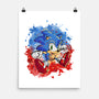 Hedgehog Paint-None-Matte-Poster-nickzzarto