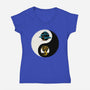 Balance Dojo-Womens-V-Neck-Tee-Melonseta