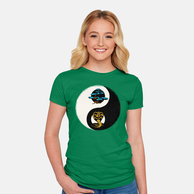 Balance Dojo-Womens-Fitted-Tee-Melonseta