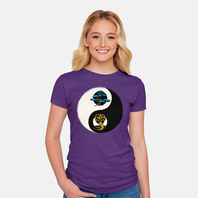 Balance Dojo-Womens-Fitted-Tee-Melonseta
