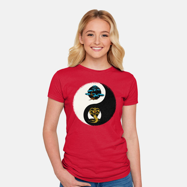 Balance Dojo-Womens-Fitted-Tee-Melonseta