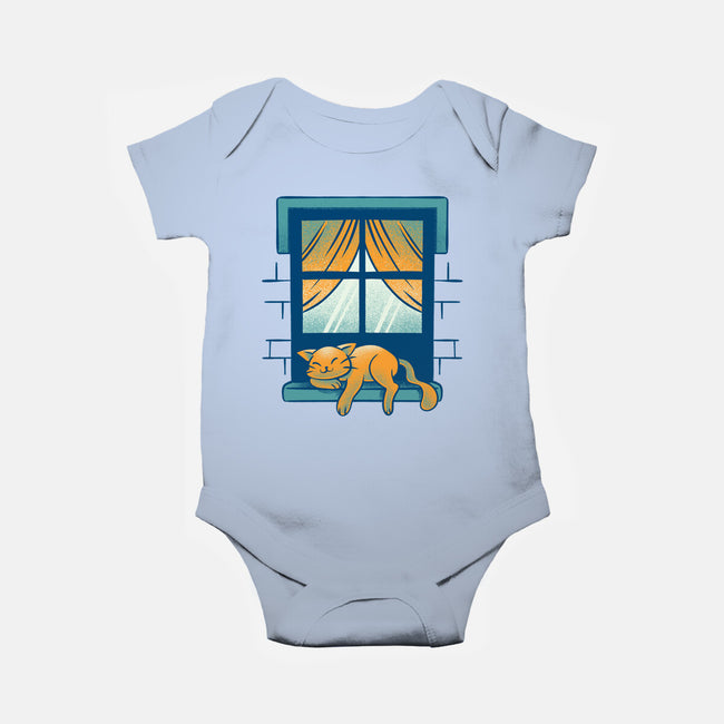 Relax On Window-Baby-Basic-Onesie-FunkVampire