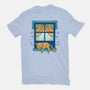 Relax On Window-Womens-Basic-Tee-FunkVampire