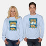 Relax On Window-Unisex-Crew Neck-Sweatshirt-FunkVampire