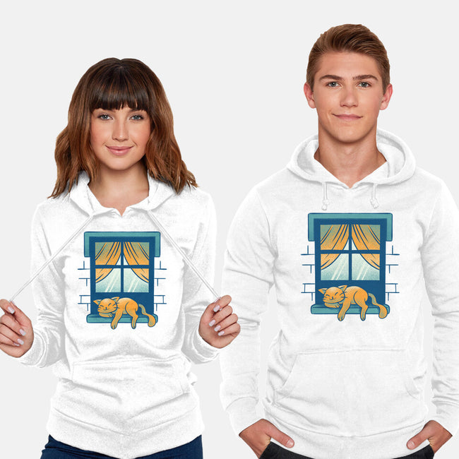 Relax On Window-Unisex-Pullover-Sweatshirt-FunkVampire