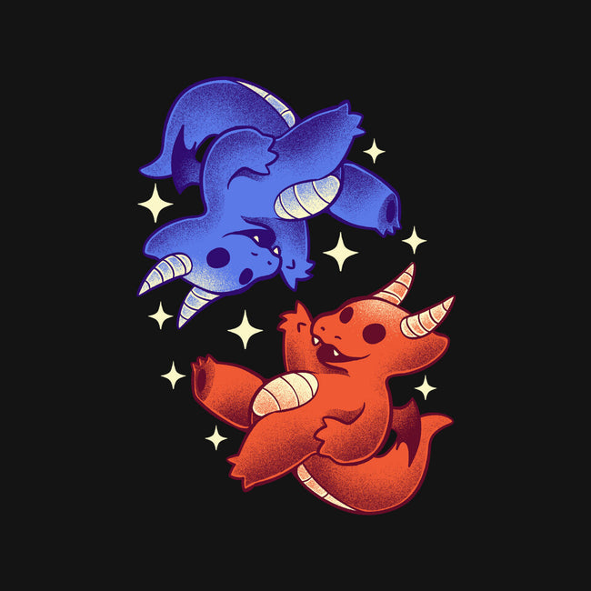 Fire And Water Dragons-Baby-Basic-Tee-FunkVampire