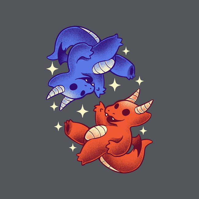 Fire And Water Dragons-Unisex-Crew Neck-Sweatshirt-FunkVampire
