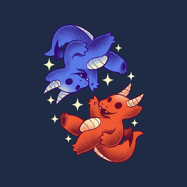 Fire And Water Dragons-Baby-Basic-Tee-FunkVampire