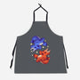 Fire And Water Dragons-Unisex-Kitchen-Apron-FunkVampire