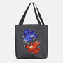 Fire And Water Dragons-None-Basic Tote-Bag-FunkVampire