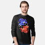 Fire And Water Dragons-Mens-Long Sleeved-Tee-FunkVampire