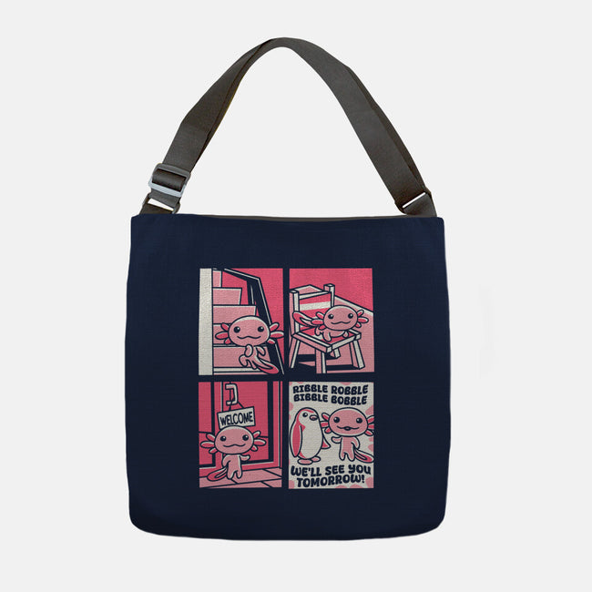 Ask An Axolotl-None-Adjustable Tote-Bag-estudiofitas