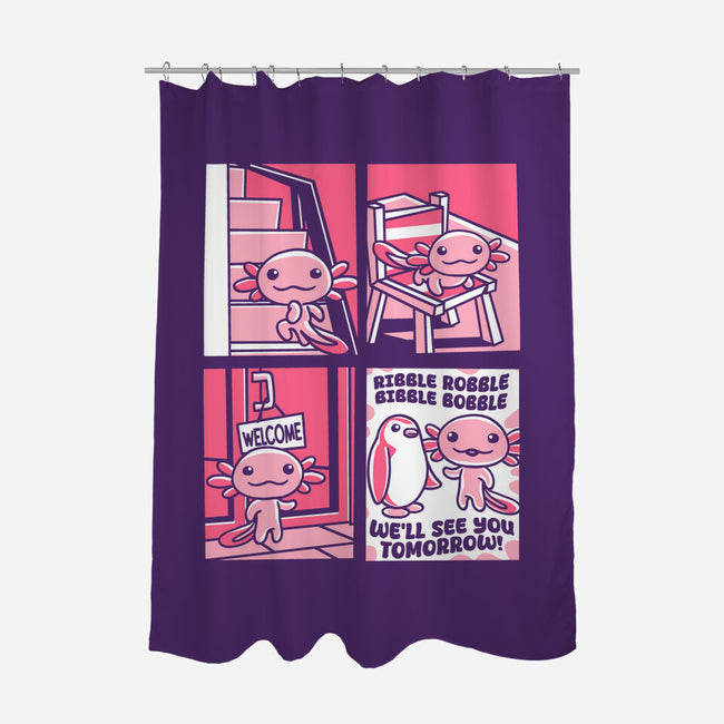 Ask An Axolotl-None-Polyester-Shower Curtain-estudiofitas