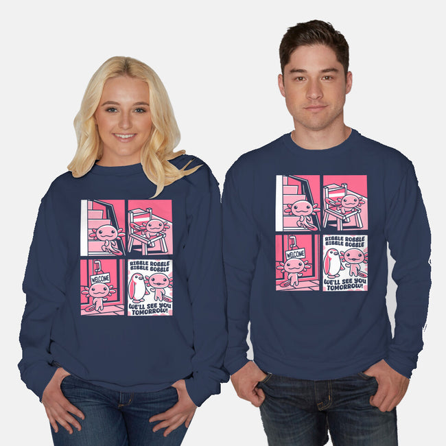 Ask An Axolotl-Unisex-Crew Neck-Sweatshirt-estudiofitas