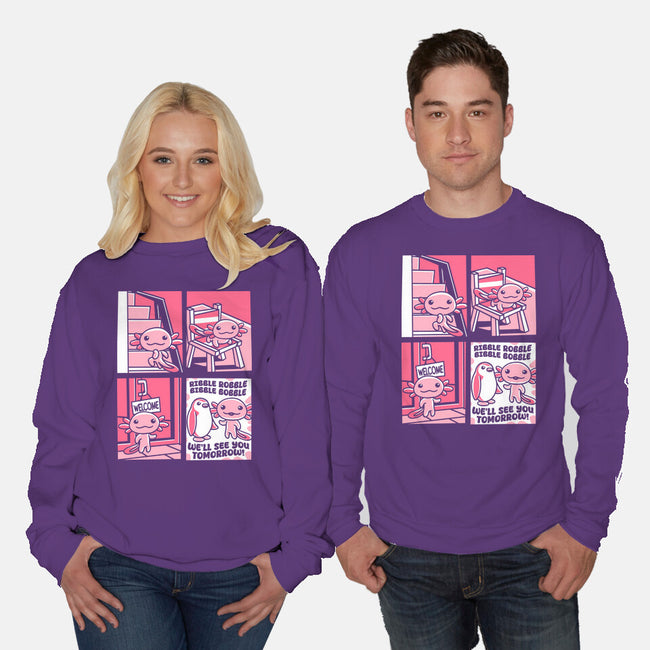 Ask An Axolotl-Unisex-Crew Neck-Sweatshirt-estudiofitas