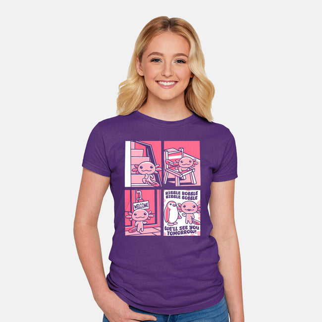 Ask An Axolotl-Womens-Fitted-Tee-estudiofitas